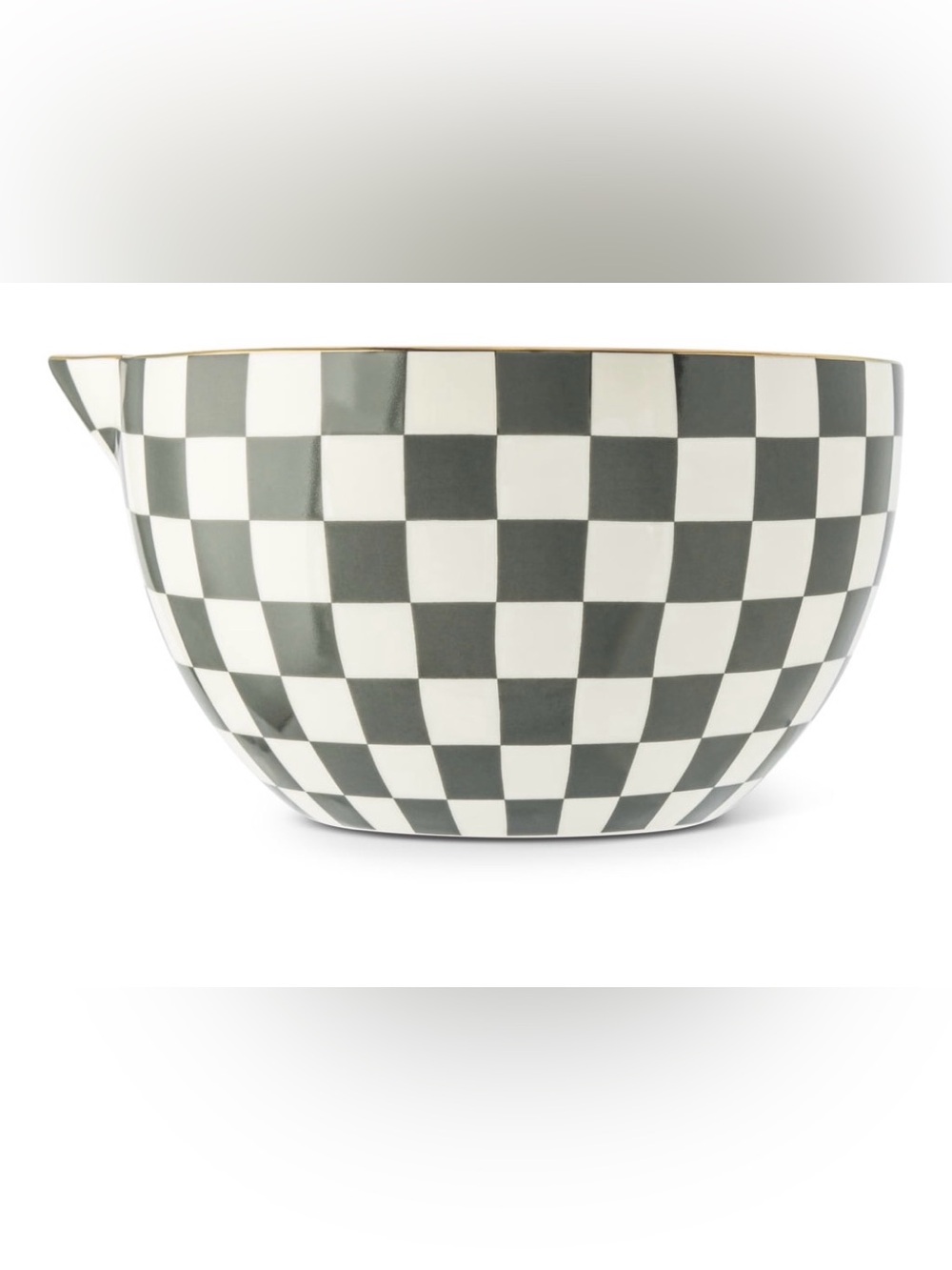 Thyme & Table Black and White Checkered 5-Piece Batter Bowl & Measuring Cup Set - Picture 4 of 8